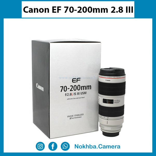 Canon EF 70-200mm f2.8L IS III USM