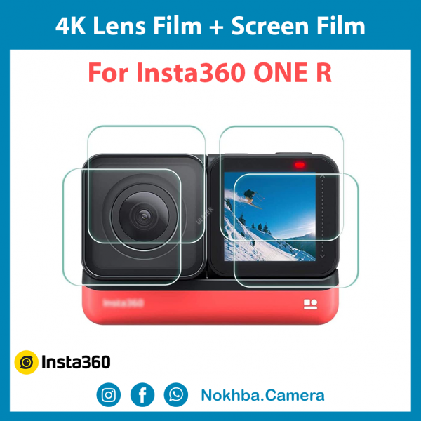 4K Lens Film + Screen Film For Insta360 ONE R