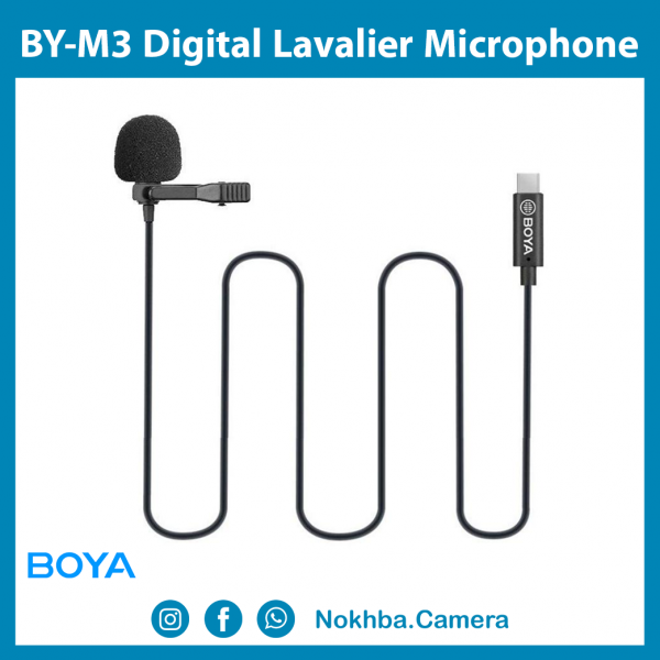 BOYA BY-M3 Digital Lavalier Microphone