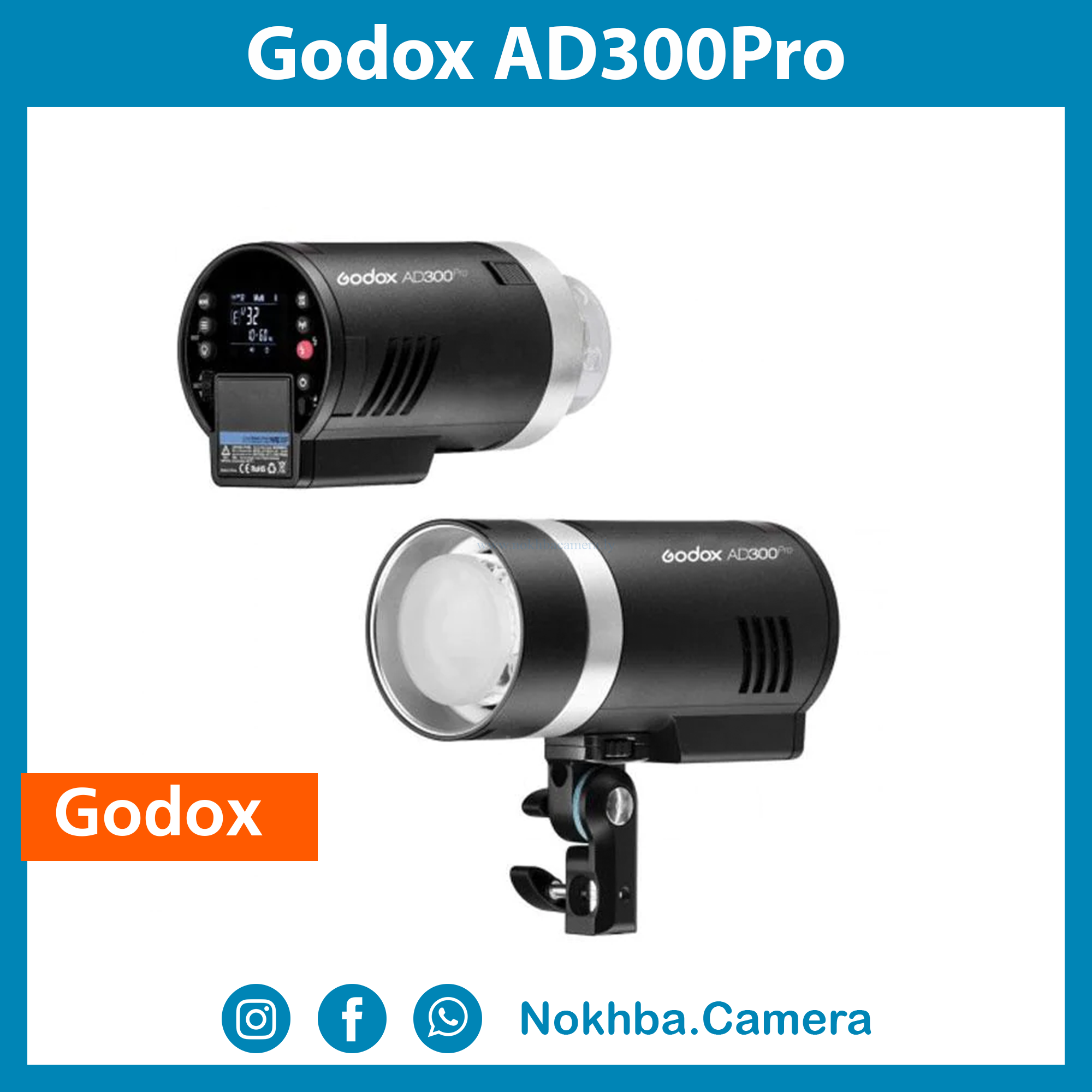 Godox AD300 Pro - شركة النخبة لمعدات التصوير