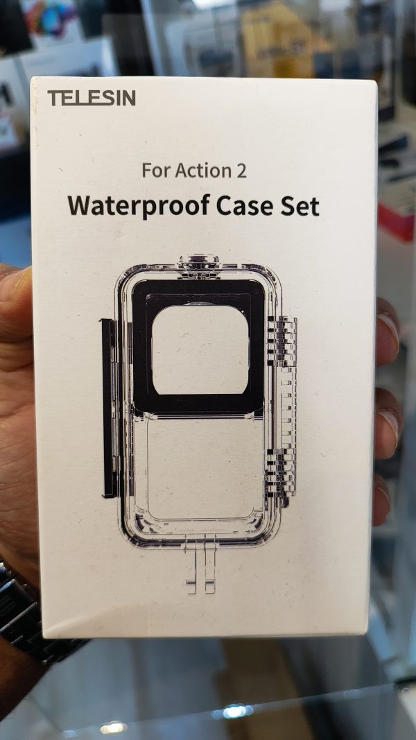 TELESIN Waterproof Case Set - for DJI Action 2