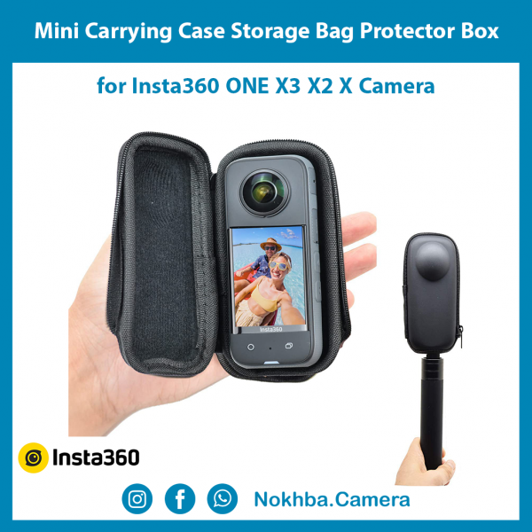 Mini Carrying Case Storage Bag Protector Box for Insta360 ONE X3 X2 X Camera