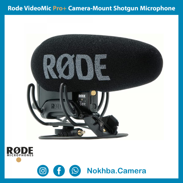 Rode VideoMic Pro+ Camera-Mount Shotgun Microphone