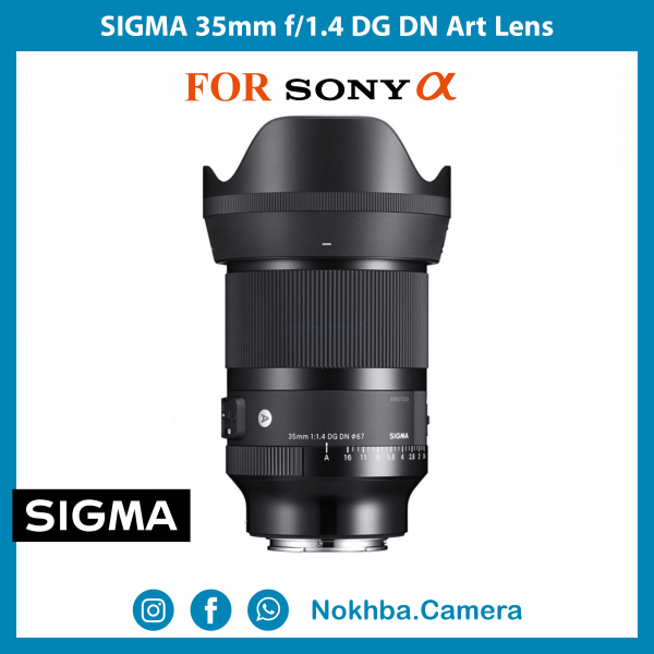 Sigma 35mm f1.4 DG DN Art Lens for Sony