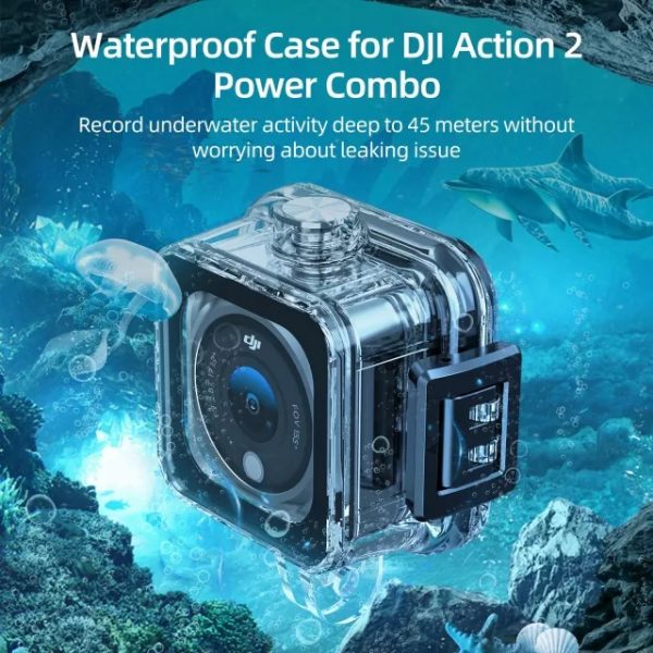 TELESIN Waterproof Case - for DJI Action 2