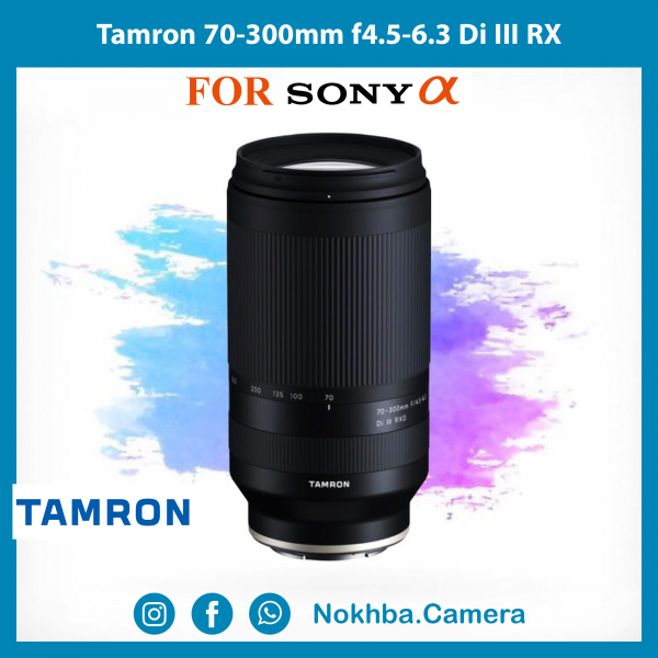 Tamron 70-300mm f4.5-6.3 Di III RXD Lens for Sony E