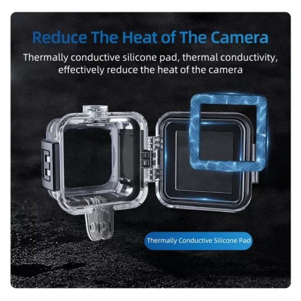 TELESIN Waterproof Case - for DJI Action 2