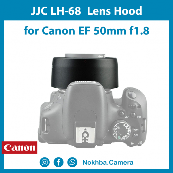 Lens Hood for Canon EF 50mm f/1.8 STM Lens LH-68