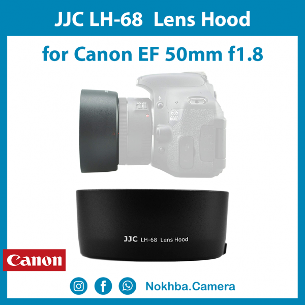 Lens Hood for Canon EF 50mm f/1.8 STM Lens LH-68