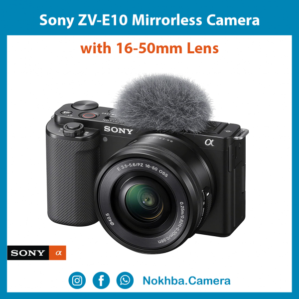 Sony ZV-E10 Mirrorless Camera with 16-50mm Lens